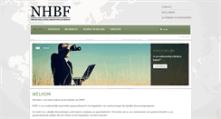 Desktop Screenshot of nhbf.nl
